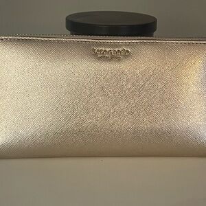 Rose gold Metallic Kaye Spade Wallet